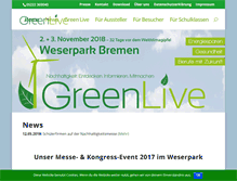 Tablet Screenshot of green-live.de